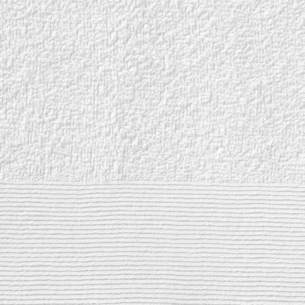 Sauna Towels 2 pcs Cotton 450 gsm 80x200 cm White